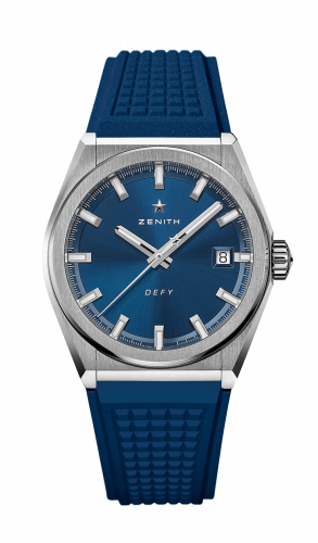 Zenith Defy Classic Titanium / Blue / Rubber 95.9000.670/51.R790
