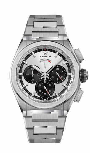 Zenith Defy El Primero 21 Titanium / Silver Panda / Bracelet 95.9001.9004/01.M9000