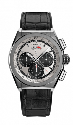 Zenith Defy El Primero 21 Titanium / Silver Panda / Alligator 95.9001.9004/01.R582