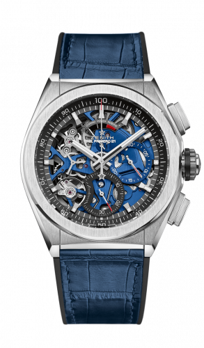 Zenith Defy El Primero 21 Titanium / Skeleton / Alligator 95.9002.9004/78.R584