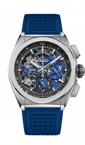 Zenith Defy El Primero 21 Titanium / Skeleton / Rubber 95.9002.9004/78.R590