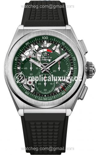 Zenith Defy El Primero 21 Dubai Mall / Rubber 95.9016.9004/08.R782