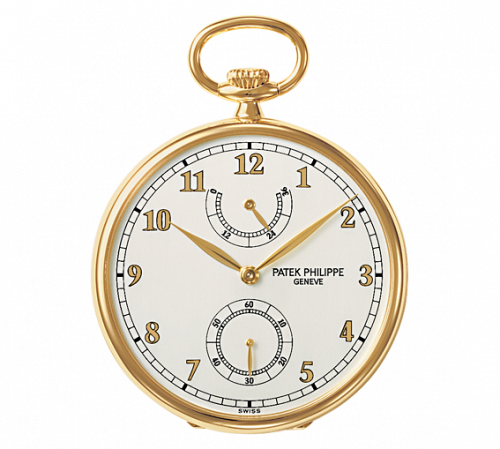 Patek Philippe Pocket Watch Lepine Power Reserve Yellow Gold / White 972/1J-010
