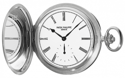 Patek Philippe Pocket Watch Savonette White Gold / White 980G-001