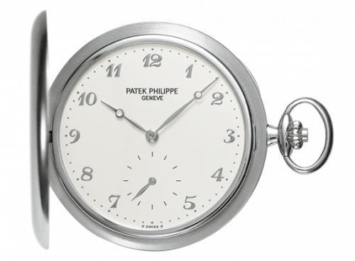 Patek Philippe Pocket Watch Savonette White Gold / Silver 980G-010