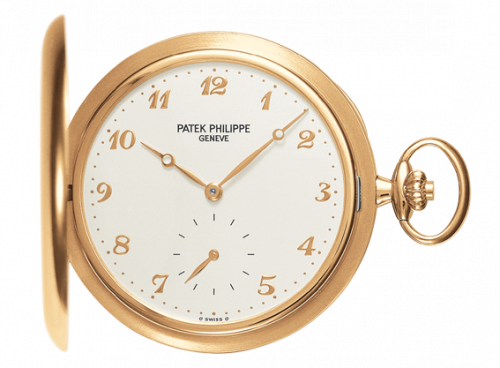 Patek Philippe Pocket Watch Savonette Yellow Gold / Silver 980J-011