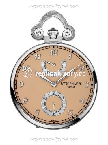 Patek Philippe Pocket Watch Lepine Power Reserve White Gold / Japanese Cherry 982/159G 