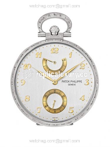 Patek Philippe Pocket Watch Lepine Power Reserve White Gold / From Mother to Daughter 982/177G