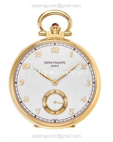 Patek Philippe Pocket Watch Lepine Yellow Gold / Apsaalooke Sentinels 992/115J
