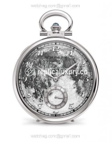 Patek Philippe Pocket Watch Lepine White Gold / First Steps on the Moon 995/102G