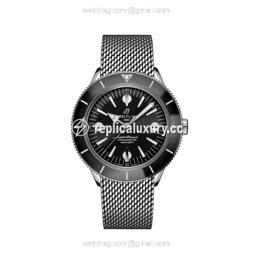 Breitling Superocean Heritage '57 Stainless Steel / Black / Mesh A10370121B1A1
