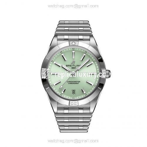 Breitling Chronomat Automatic 36 Stainless Steel / Green / Rouleaux A10380101L1A1