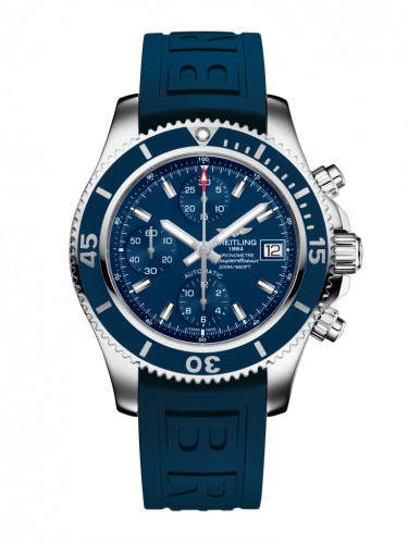 Breitling Superocean Chronograph 42 Stainless Steel / Blue / Rubber / Pin A13311D1/C971/148S/A18S.1