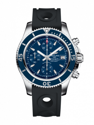 Breitling Superocean Chronograph 42 Stainless Steel / Blue / Rubber / Pin A13311D1/C971/225S/A18S.1