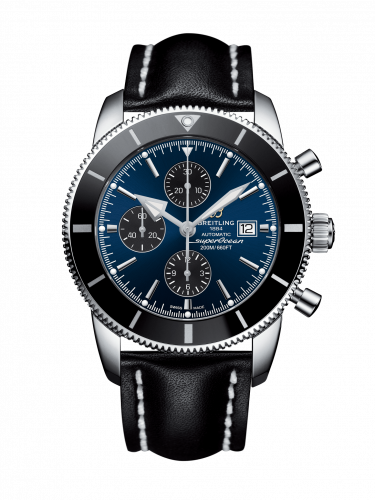 Breitling Superocean Heritage II 46 Chronograph Stainless Steel / Black / Blue / Calf / Pin A1331212/C968/441X/A20BA.1