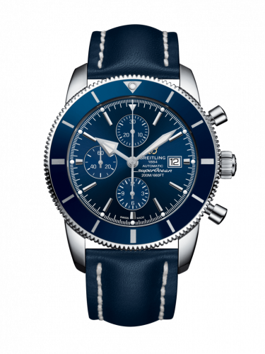 Breitling Superocean Heritage II 46 Chronograph Stainless Steel / Blue / Blue / Calf / Folding A1331216/C963/102X/A20D.1