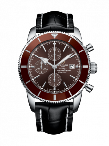 Breitling Superocean Heritage II 46 Chronograph Stainless Steel / Bronze / Bronze / Croco / Pin A1331233/Q616/760P/A20BA.1
