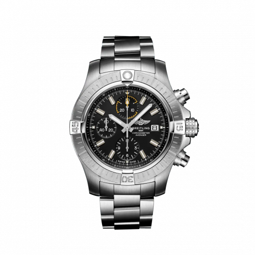 Breitling Avenger Chronograph 45 Stainless Steel / Black / Bracelet A13317101B1A1