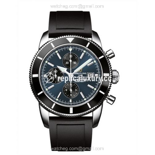 Breitling Superocean Heritage 46 Chronograph Stainless Steel / Black / Gun Blue / Rubber A1332024.C817.135S
