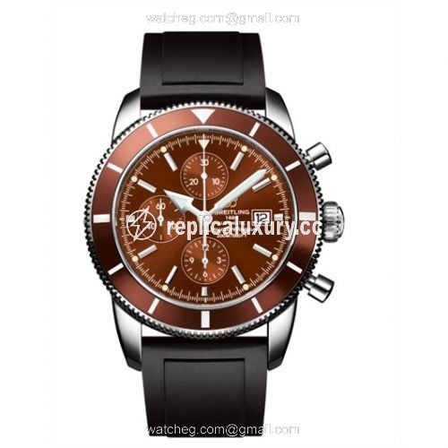 Breitling Superocean Heritage 46 Chronograph Stainless Steel / Bronze / Bronze / Rubber A1332033.Q553.135S