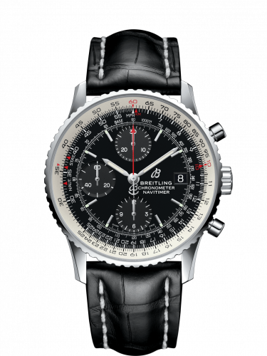 Breitling Navitimer 1 Chronograph 41 Stainless Steel / Black / Black Croco / Pin A13324121B1P1