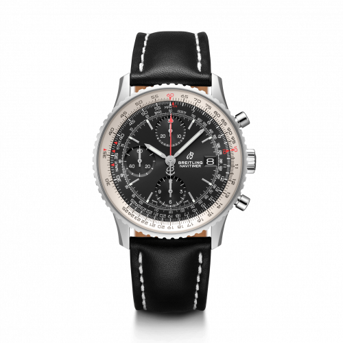 Breitling Navitimer 1 Chronograph 41 Stainless Steel / Black / Calf / Folding A13324121B1X2