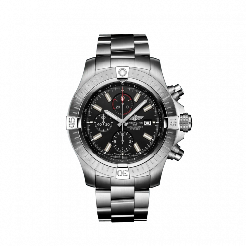 Breitling Avenger Chronograph 48 Stainless Steel / Black / Bracelet A13375101B1A1