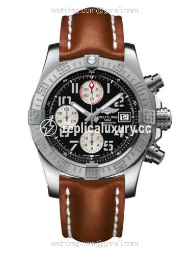 Breitling Avenger II Stainless Steel / Volcano Black / Calf A1338111.BC33.433X