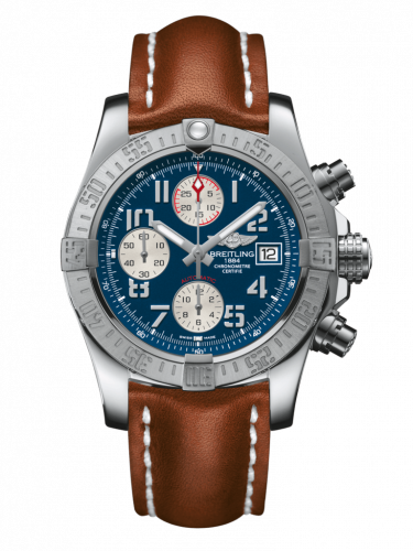 Breitling Avenger II Stainless Steel / Mariner Blue / Calf / Folding A1338111/C870/434X/A20D.1