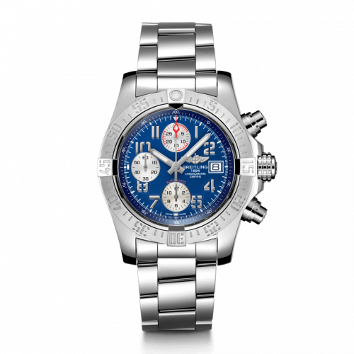 Breitling Avenger II Stainless Steel / Mariner Blue / Bracelet A13381111C1A1