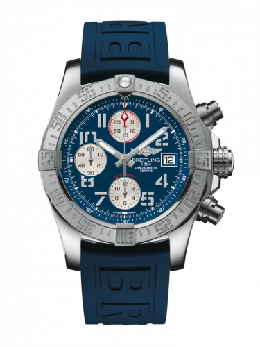 Breitling Avenger II Stainless Steel / Mariner Blue / Rubber / Pin A13381111C1S2