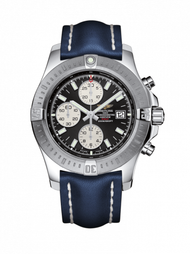 Breitling Colt Chronograph Automatic Stainless Steel / Volcano Black / Calf / Pin A1338811/BD83/105X/A20BA.1