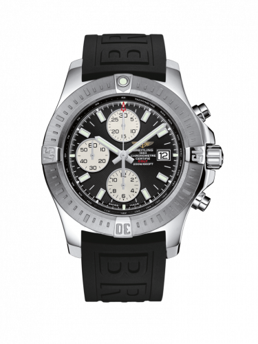 Breitling Colt Chronograph Automatic Stainless Steel / Volcano Black / Rubber / Folding A1338811/BD83/153S/A20D.2
