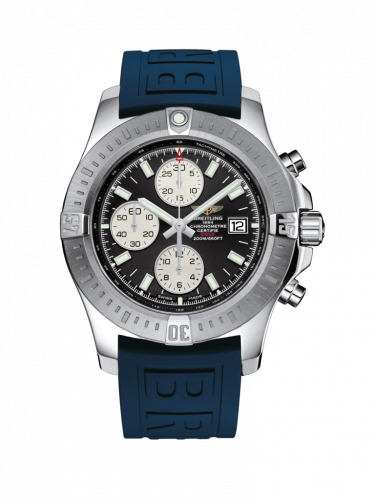 Breitling Colt Chronograph Automatic Stainless Steel / Volcano Black / Rubber / Pin A1338811/BD83/158S/A20S.1