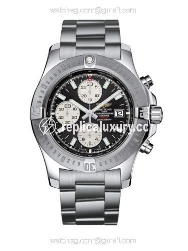 Breitling Colt Chronograph Automatic Stainless Steel / Volcano Black / Bracelet A1338811.BD83.173A