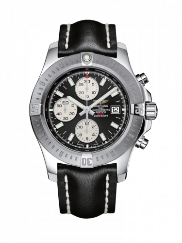 Breitling Colt Chronograph Automatic Stainless Steel / Volcano Black / Calf / Folding A1338811/BD83/436X/A20D.1