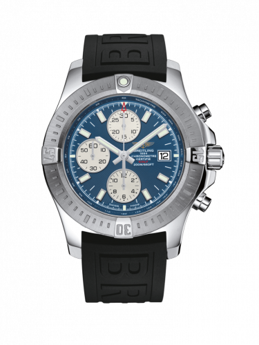 Breitling Colt Chronograph Automatic Stainless Steel / Mariner Blue / Rubber / Pin A1338811/C914/152S/A20S.1