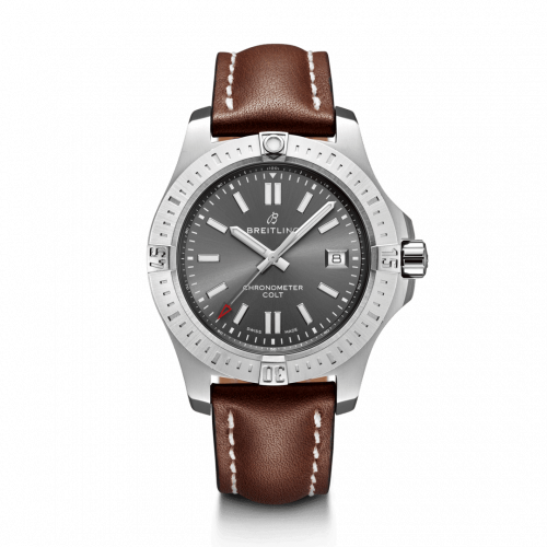 Breitling Chronomat Colt 41 Automatic Tempest Grey / Calf / Pin A17313101F1X2