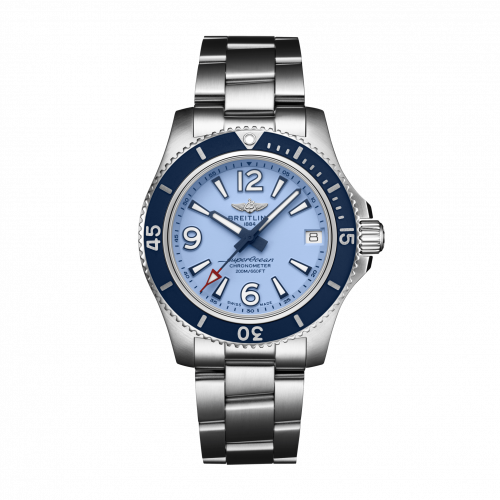 Breitling Superocean 36 Stainless Steel / Blue / Bracelet A17316D81C1A1