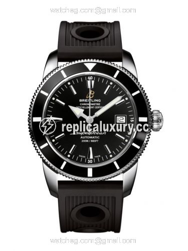 Breitling Superocean Heritage 42 Stainless Steel / Black / Volcano Black / Rubber A1732124.BA61.200S