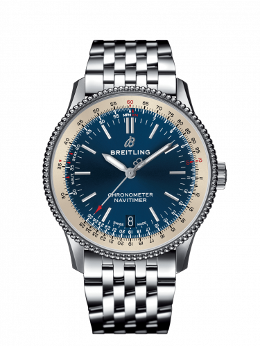 Breitling Navitimer 1 38 Automatic Stainless Steel / Blue / Bracelet A17325211C1A1