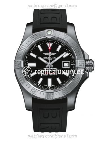Breitling Avenger II Seawolf Stainless Steel / Volcano Black / Rubber / Pin A1733110/BC30/152S/A20SS.1