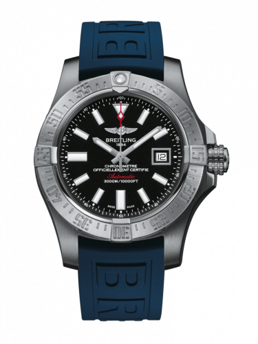 Breitling Avenger II Seawolf Stainless Steel / Volcano Black / Rubber / Pin A1733110/BC30/158S/A20SS.1
