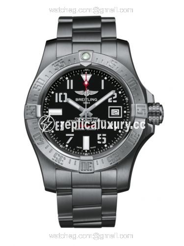 Breitling Avenger II Seawolf Stainless Steel / Volcano Black / Bracelet A17331101B2A1