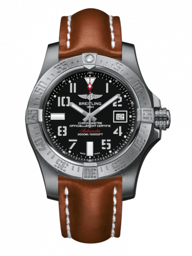 Breitling Avenger II Seawolf Stainless Steel / Volcano Black / Calf / Folding A1733110/BC31/434X/A20DSA.1