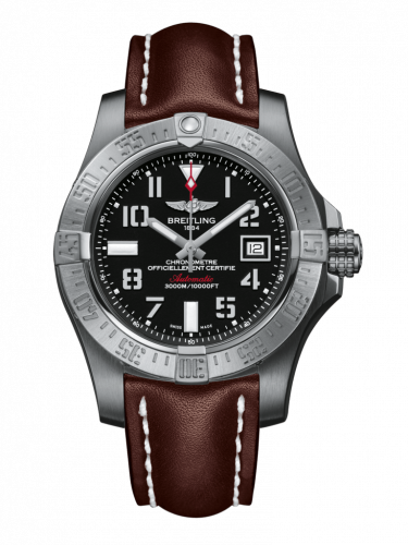 Breitling Avenger II Seawolf Stainless Steel / Volcano Black / Calf / Folding A1733110/BC31/438X/A20DSA.1