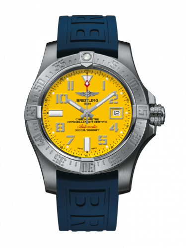 Breitling Avenger II Seawolf Stainless Steel / Cobra Yellow / Rubber / Folding A1733110/I519/157S/A20DSA.2