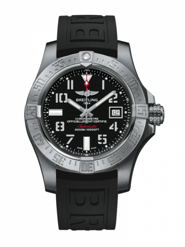 Breitling Avenger II Seawolf Stainless Steel / Volcano Black / Rubber / Folding A17331101B1S1