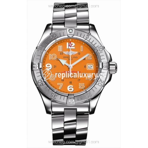 Breitling Superocean Arrow Hand / Orange / Bracelet A1736006.O506
