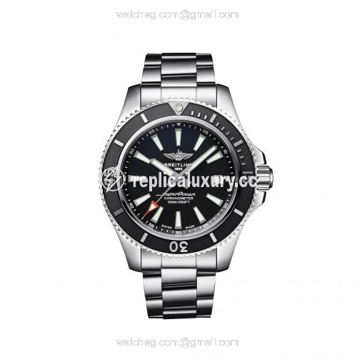 Breitling Superocean 42 Stainless Steel / Black / Japan A17366D71B2A1